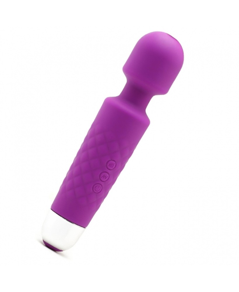 Iwand purple rechargeable silicone bodywand massager