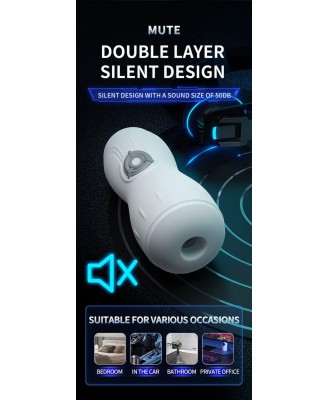 Power Escorts - BR311 - Carl - Big Size Masturbator - 10 Function + Sound Function