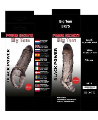 Big tom black big size penis extender 11,5 cm