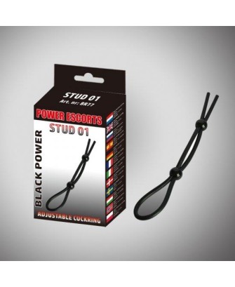 Stud 01 black adjustable stud cockring