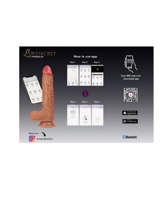 Lovesecret Premium Realistic Vibrator App Function