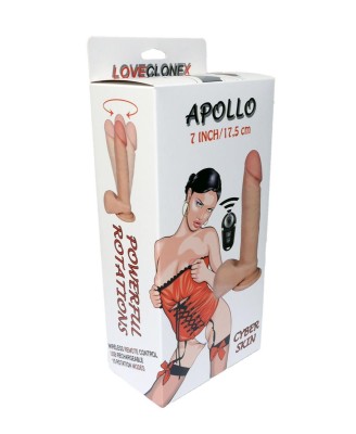 Wibrator-APOLLO-LOVECLONEX 7""""""""-rotation USB
