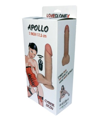 Wibrator-APOLLO-LOVECLONEX 7""""""""-rotation USB