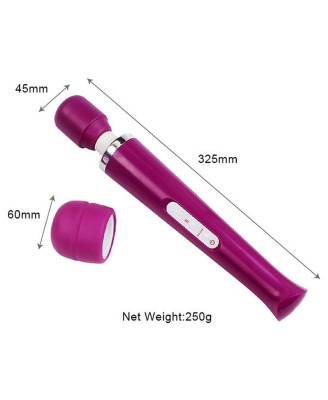 Stymulator-Magic Massager Wand USB Purple 10 Function