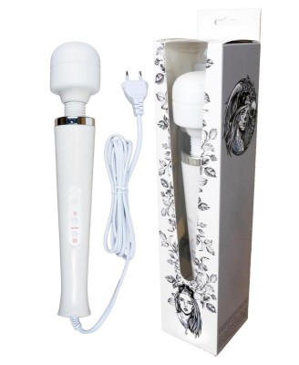 Stymulator-Magic Massager Wand Cable 110-240V White 10 Function