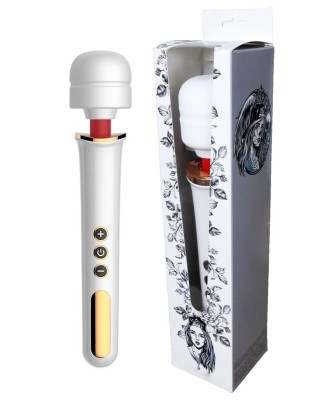 Stymulator-Massager Super Powerful USB White 10 Function