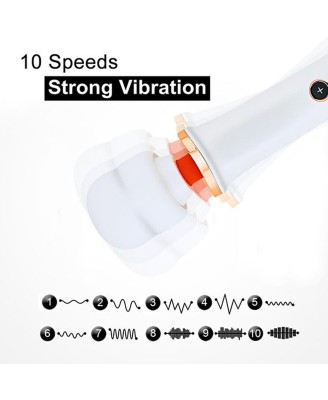 Stymulator-Massager Super Powerful USB Black 10 Function