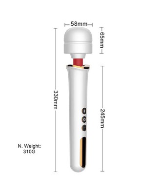 Stymulator-Massager Super Powerful USB Black 10 Function
