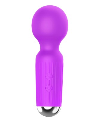 Stymulator-Rechargeable Mini Masager USB 20 Functions - Purple
