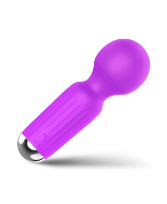 Stymulator-Rechargeable Mini Masager USB 20 Functions - Purple