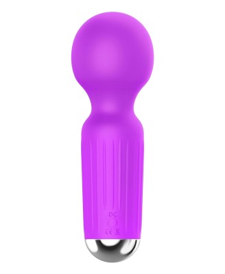 Stymulator-Rechargeable Mini Masager USB 20 Functions - Purple