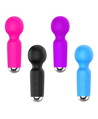 Stymulator-Rechargeable Mini Masager USB 20 Functions - Blue