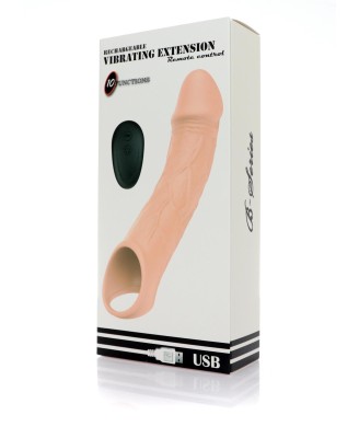 Stymulator - Vibrating Extension - USB 10 Functions / Remote Control