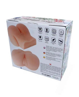 Masturbator-Vibrating Life-Sized Pussy Ass XL