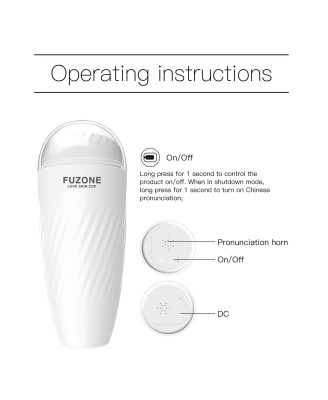 Vibrating masturbation cup USB, sensory function