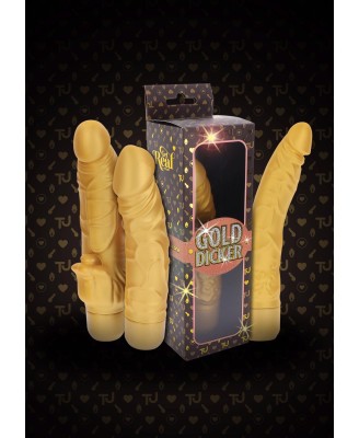Gold Dicker Original Vibrator Gold