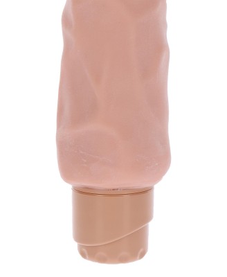 Dual Density Big Vibrator 9in. Light skin tone
