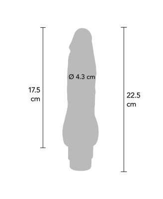 Dual Density Smooth Vibrator Light skin tone