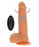 Rotating Beads Vibrating Dildo Light skin tone