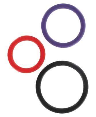 Triple Rings Multicolor 3pcs Multicolor