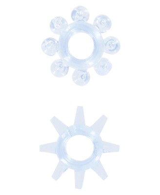 Power Stretchy Rings 2pcs Blue