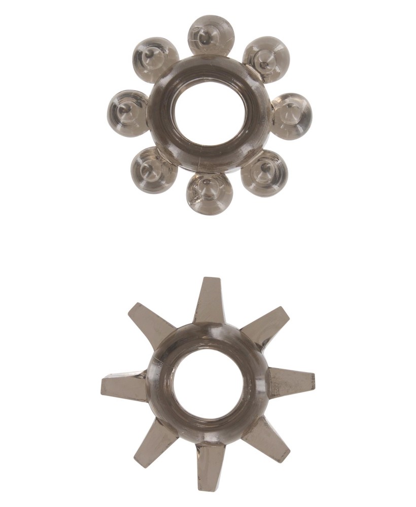 Power Stretchy Rings 2pcs Grey