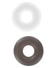 Stud Rings 2pcs Transparent