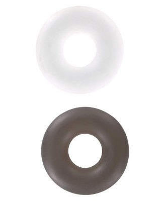 Stud Rings 2pcs Transparent