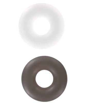 Stud Rings 2pcs Transparent