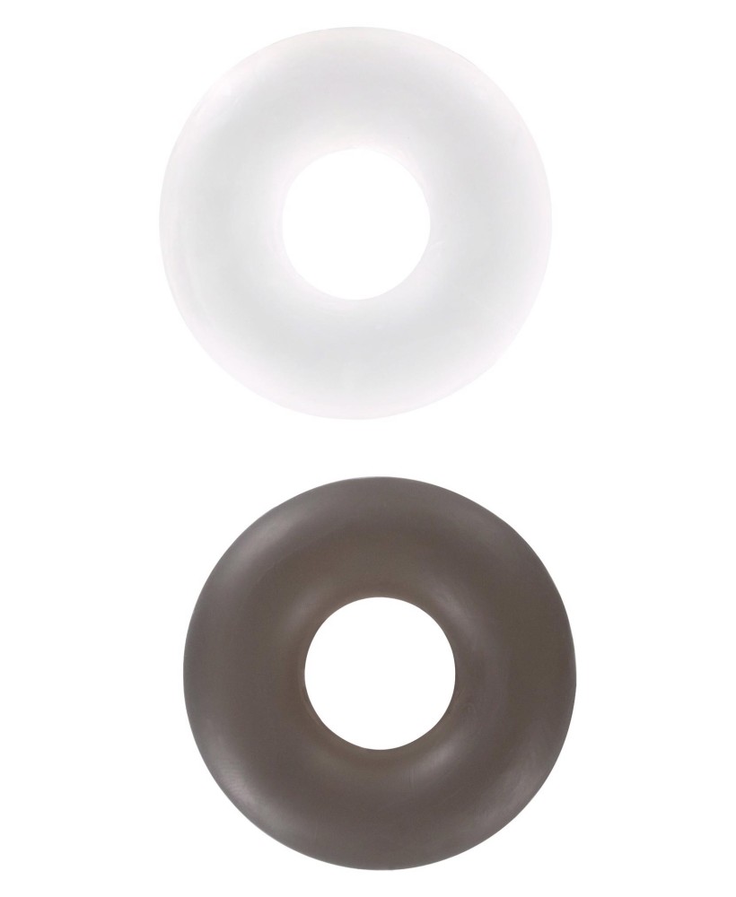 Stud Rings 2pcs Transparent