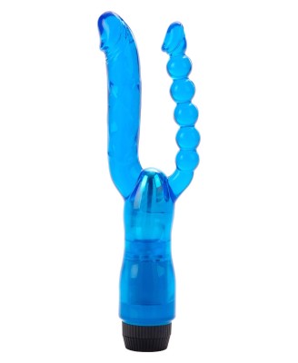 Dual Penetrator Vibrator Blue
