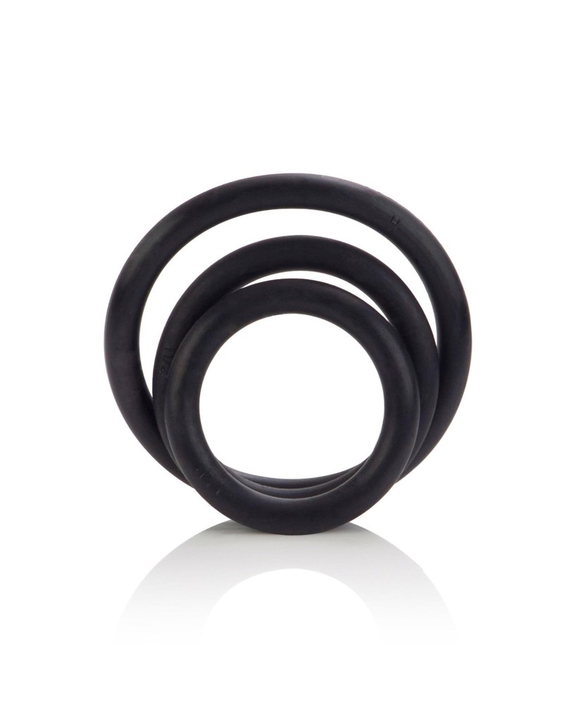 Rubber Ring - 3 Piece Set Black