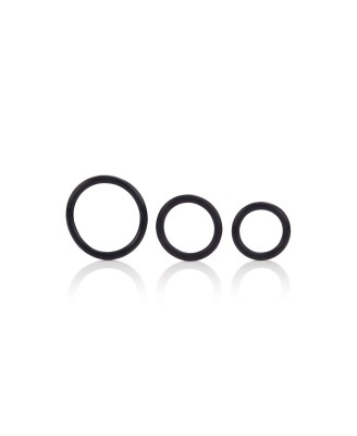 Rubber Ring - 3 Piece Set Black