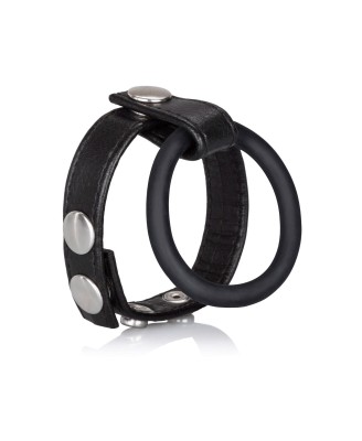 Medium Leather Ball Spreader Black