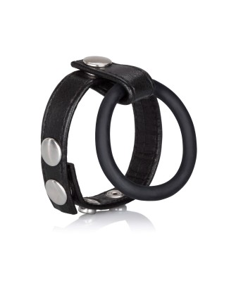 Medium Leather Ball Spreader Black