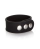 Silicone 3-Snap Erection Ring Black