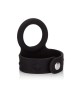 3-Snap Scrotum Ring - Medium Black