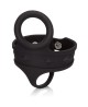 Silicone 3-Snap Ball Spreader Black