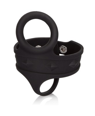 Silicone 3-Snap Ball Spreader Black