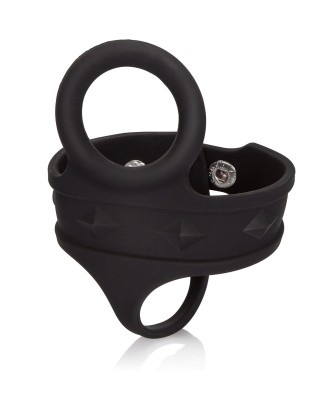 Silicone 3-Snap Ball Spreader Black