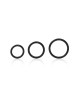 Silicone Support Rings Black