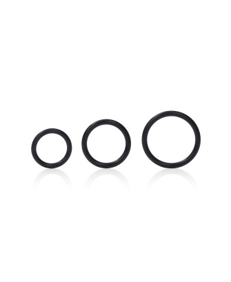 Silicone Support Rings Black