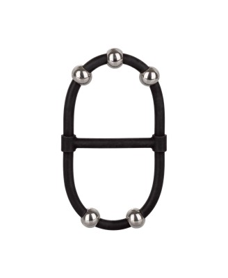 Beaded Dual Silicone Maximizer Black