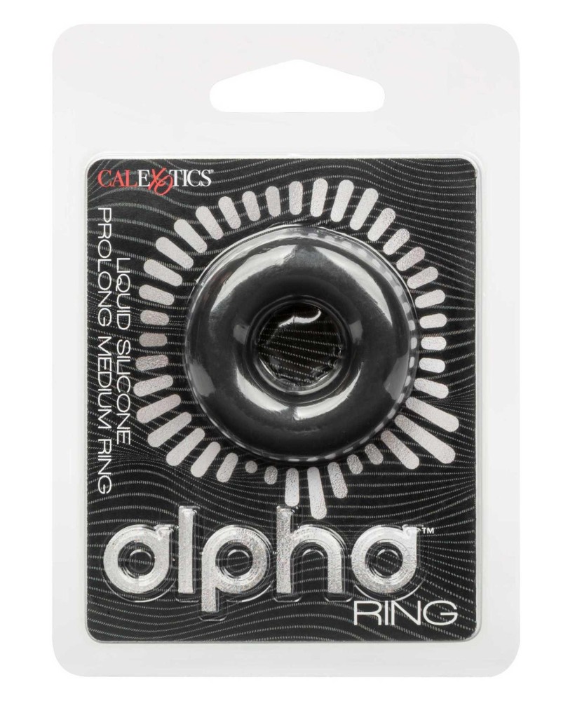 Alpha Prolong Medium Ring Black