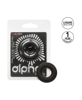 Alpha Prolong Medium Ring Black