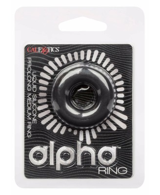Alpha Prolong Medium Ring Black