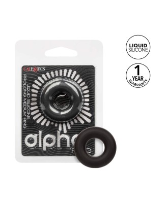 Alpha Prolong Medium Ring Black