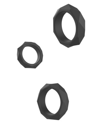 Heavy C-Ring Set Black