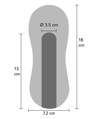 Vibrating Stroker Mouth Light skin tone