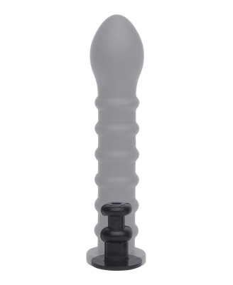 Ribbed Dong Easy-Lock 19 cm Black